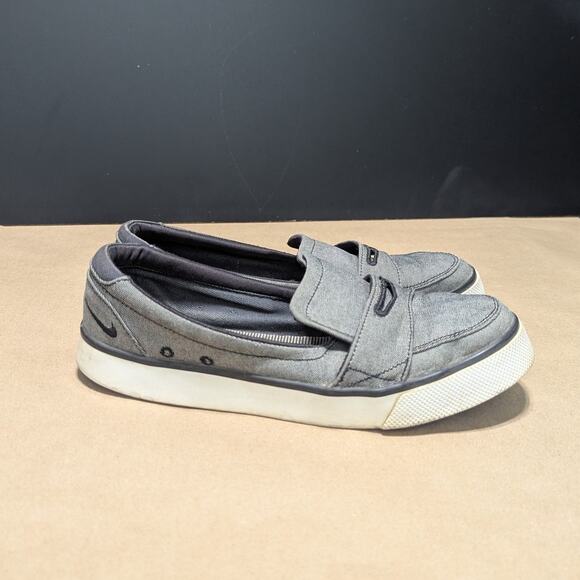 Nike 6.0 Balsa Loafers SB Sneakers Slip On Shoes Canvas Gray Womens 9 Skateboard - Picture 2 of 7